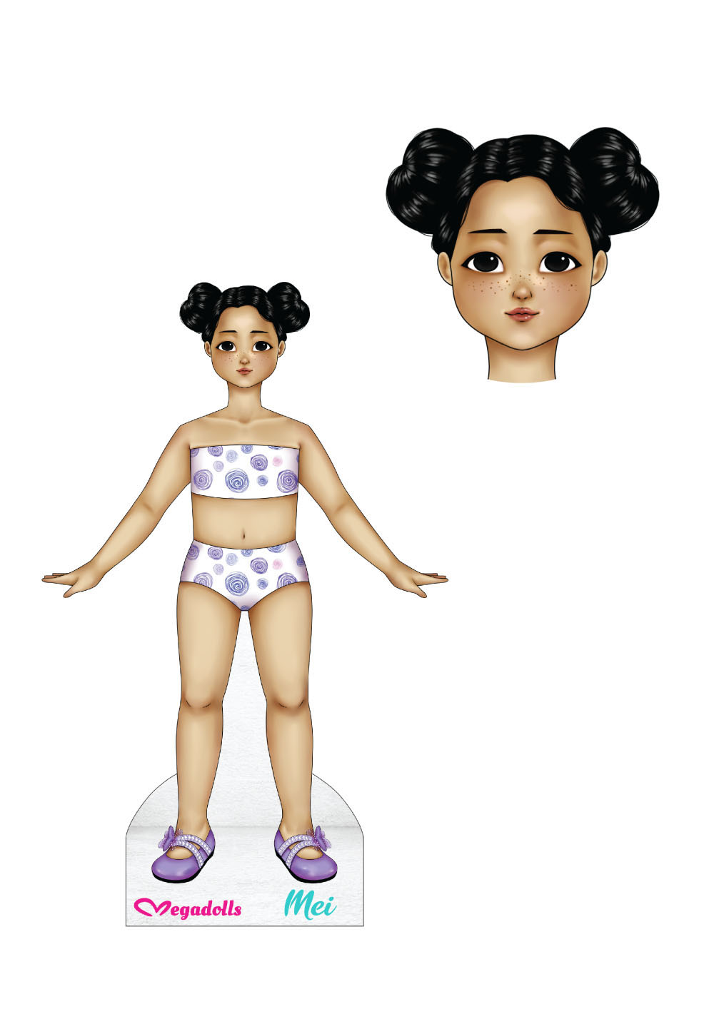 Mei paper dolls