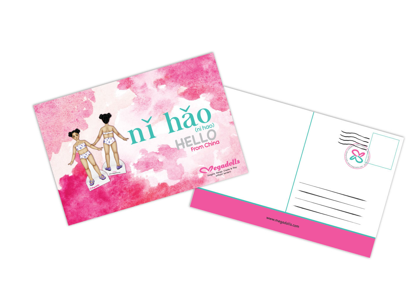 Hello from China Main image paper dolls
