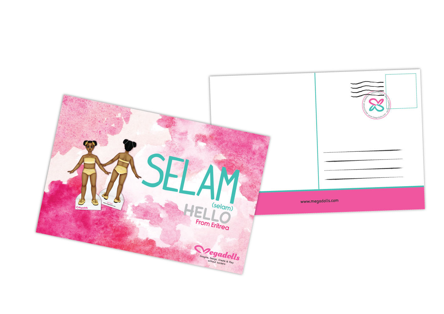 Hello from Eritrea Main image paper dolls