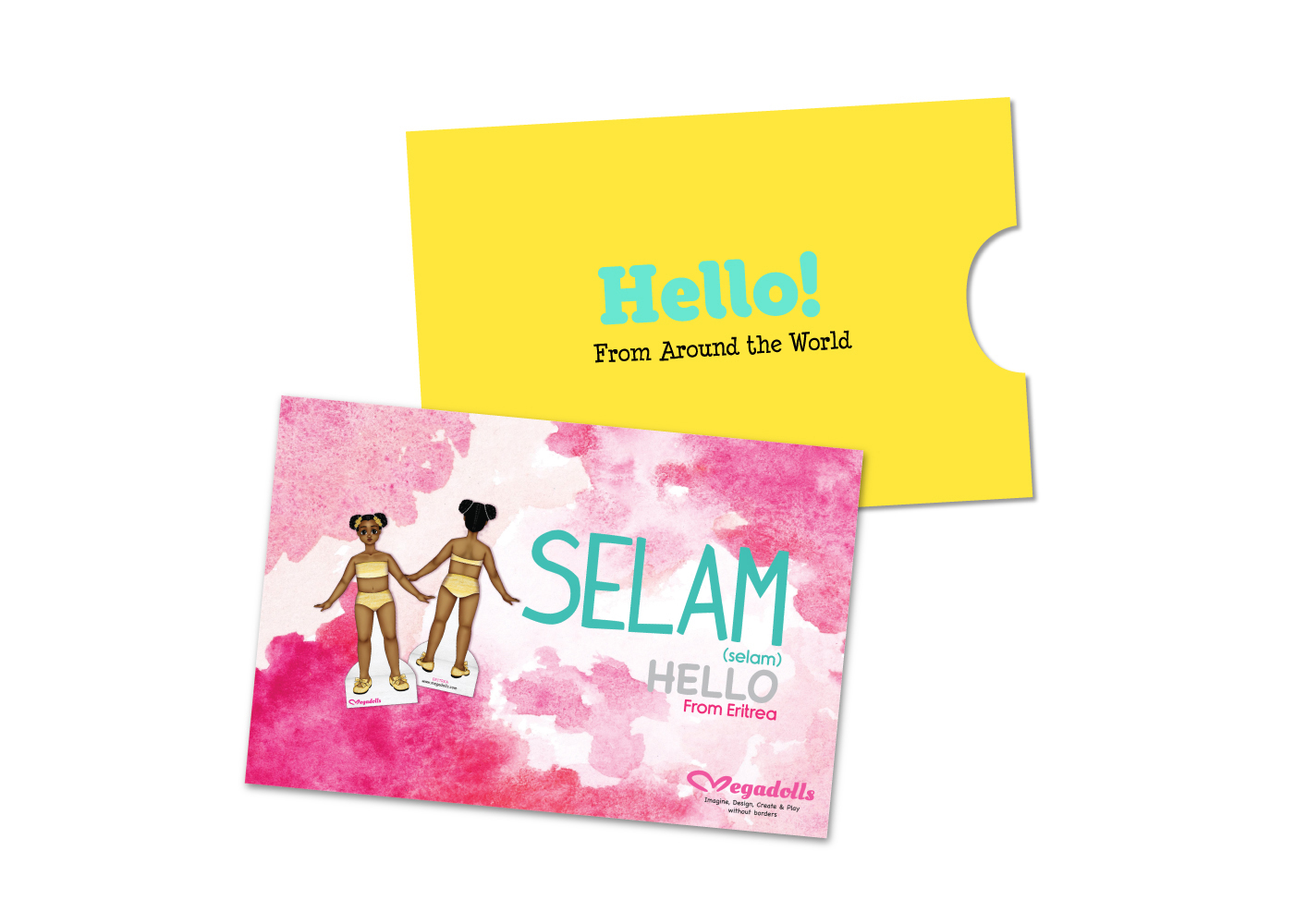 Hello from Eritrea paper dolls