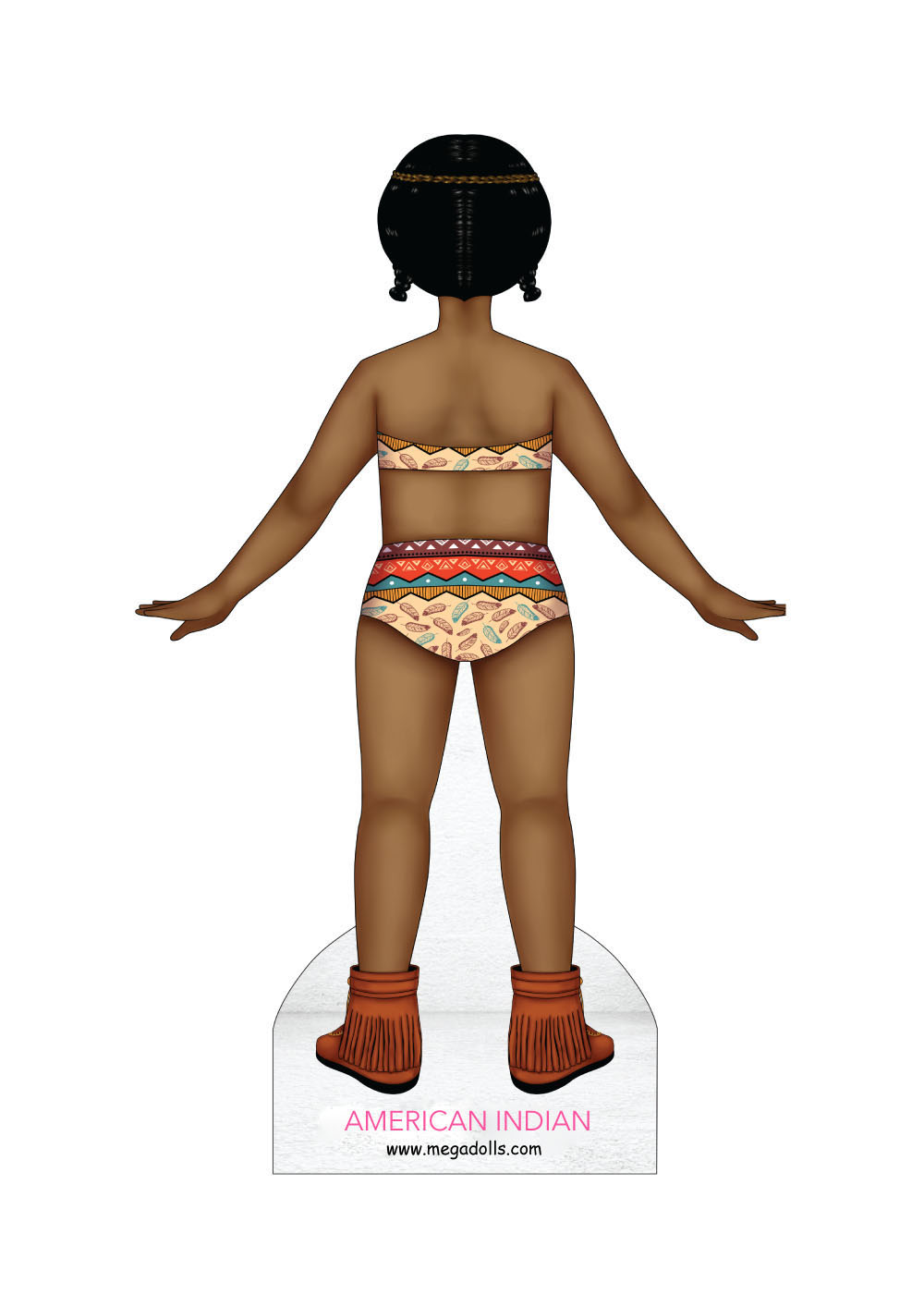 Dakota Dolls from Around the World paper dolls