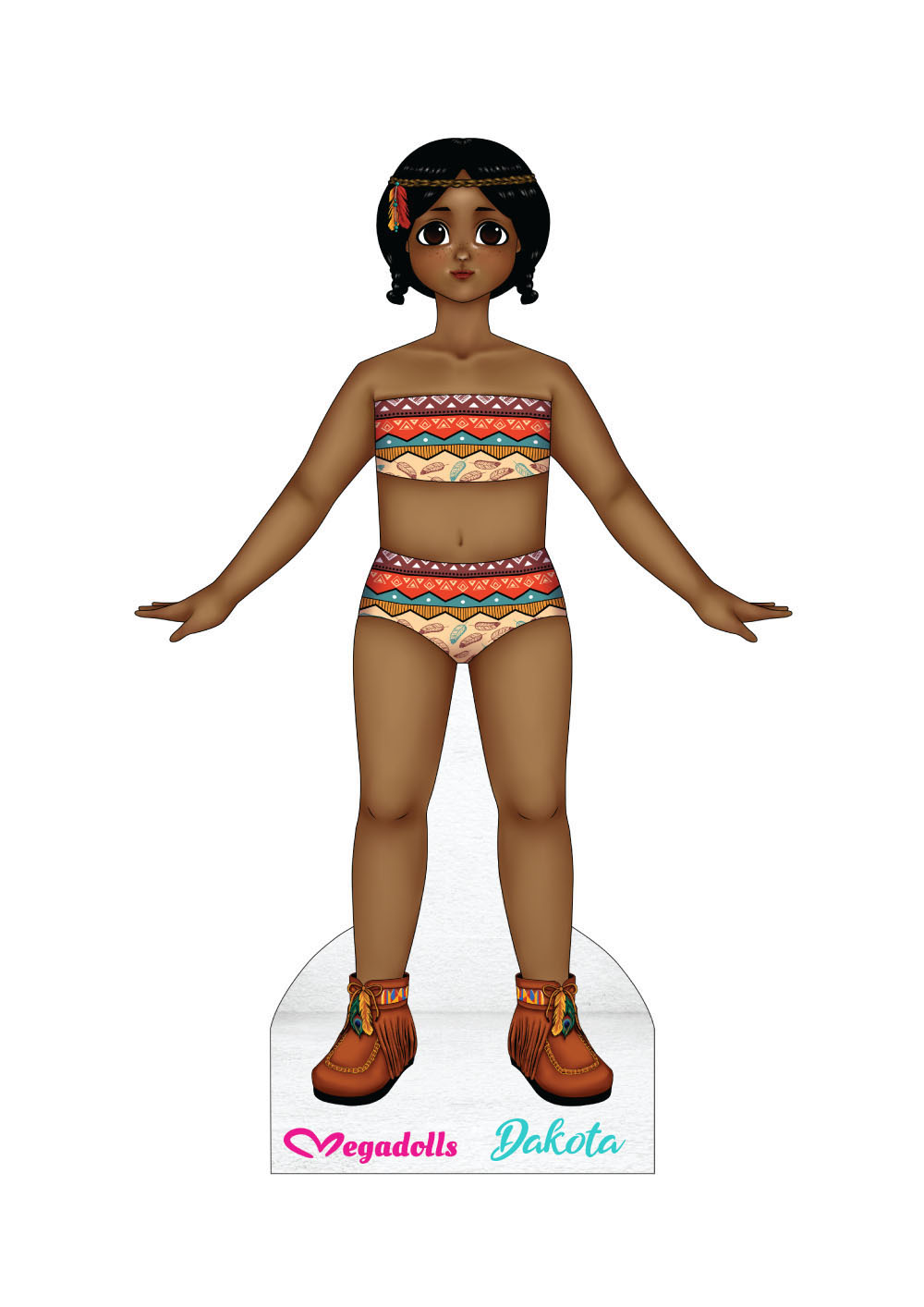 Dakota Dolls from Around the World paper dolls