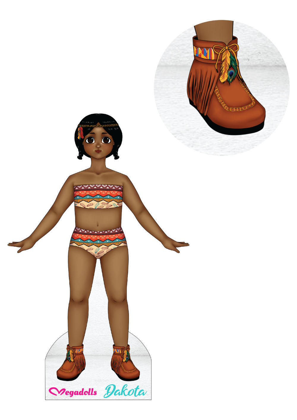 Dakota Dolls from Around the World paper dolls