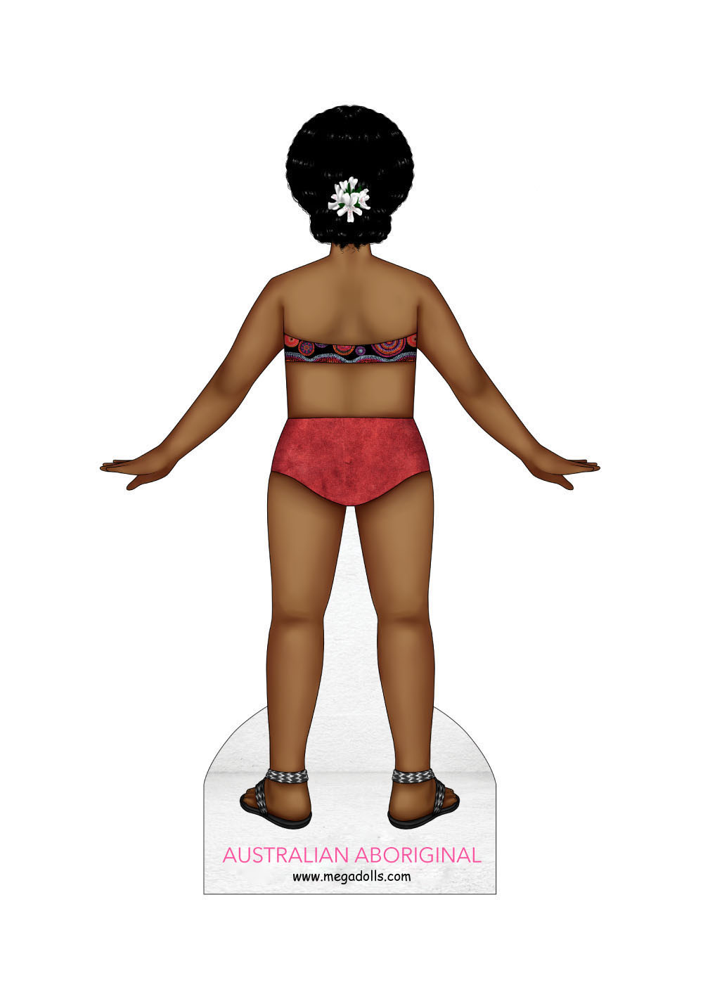 Yindi Dolls from Around the World paper dolls