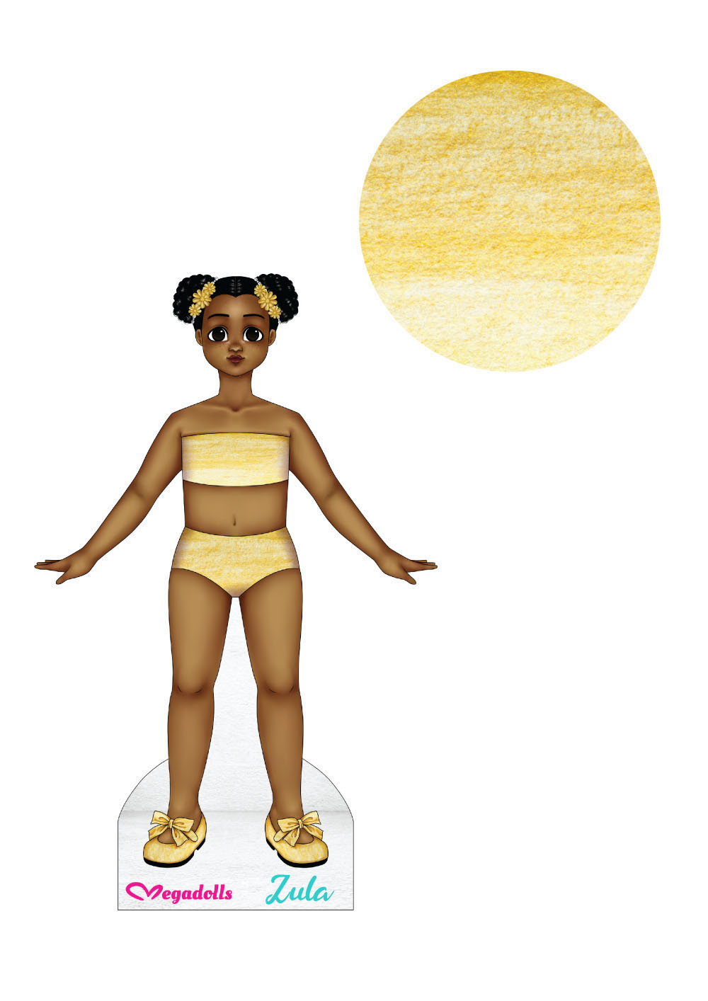Zula Dolls From Around the World paper dolls