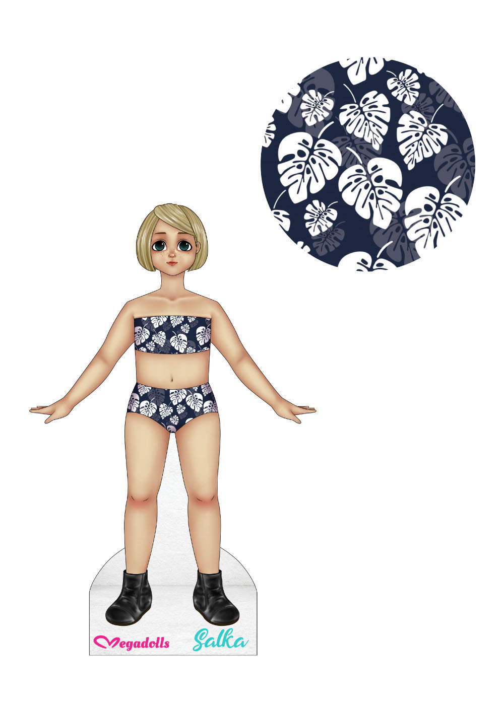 Salka Dolls From Around the World paper dolls