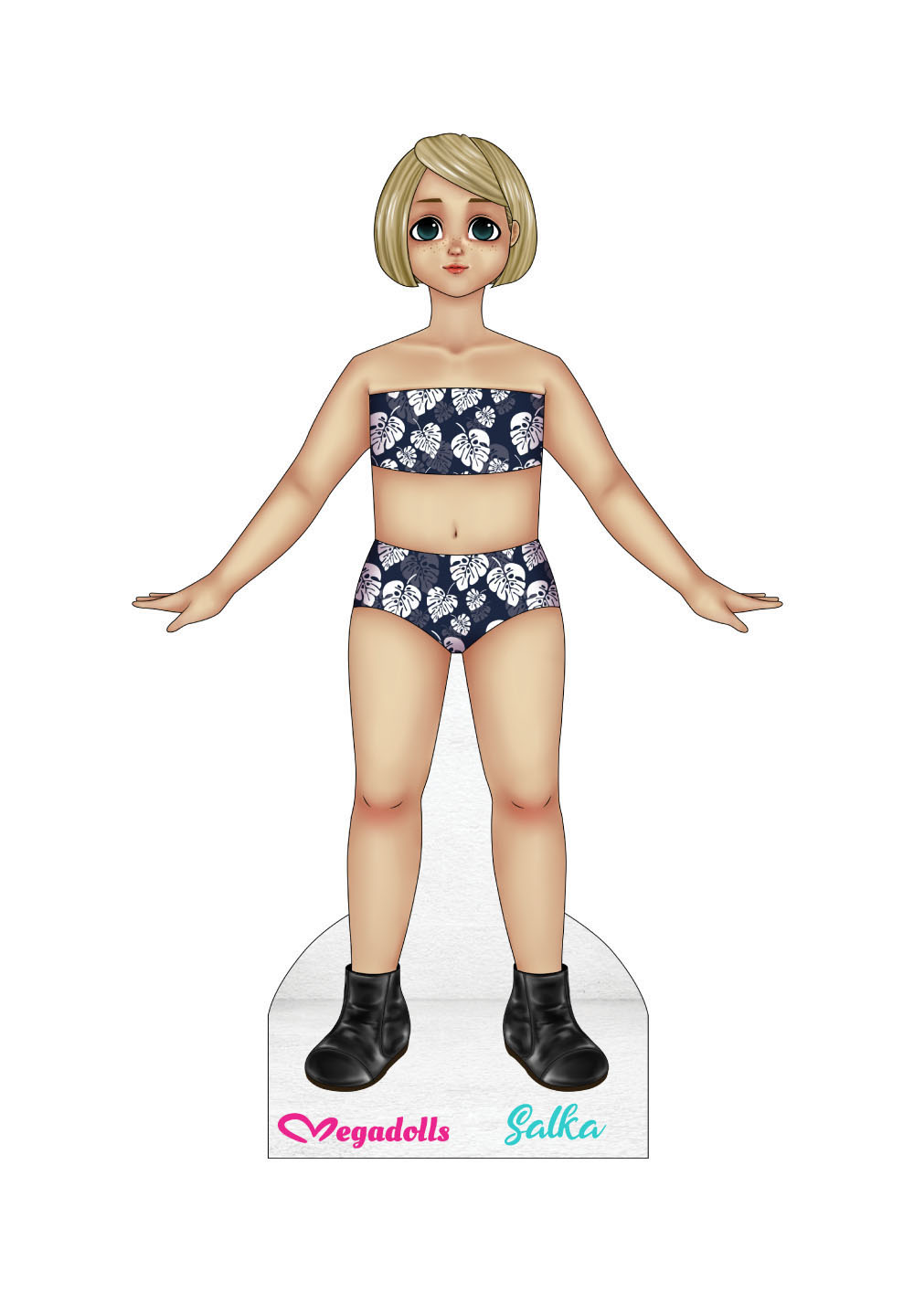 Salka Dolls From Around the World paper dolls