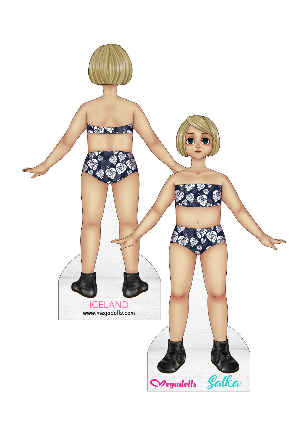 Salka Dolls From Around the World Main image paper dolls