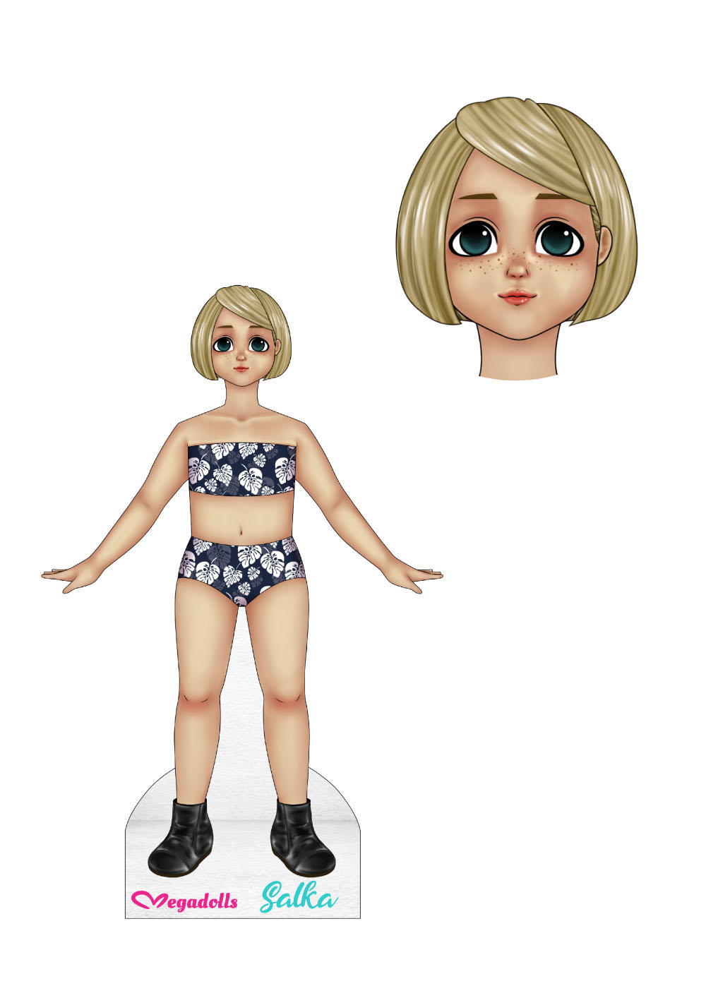 Salka Dolls From Around the World paper dolls