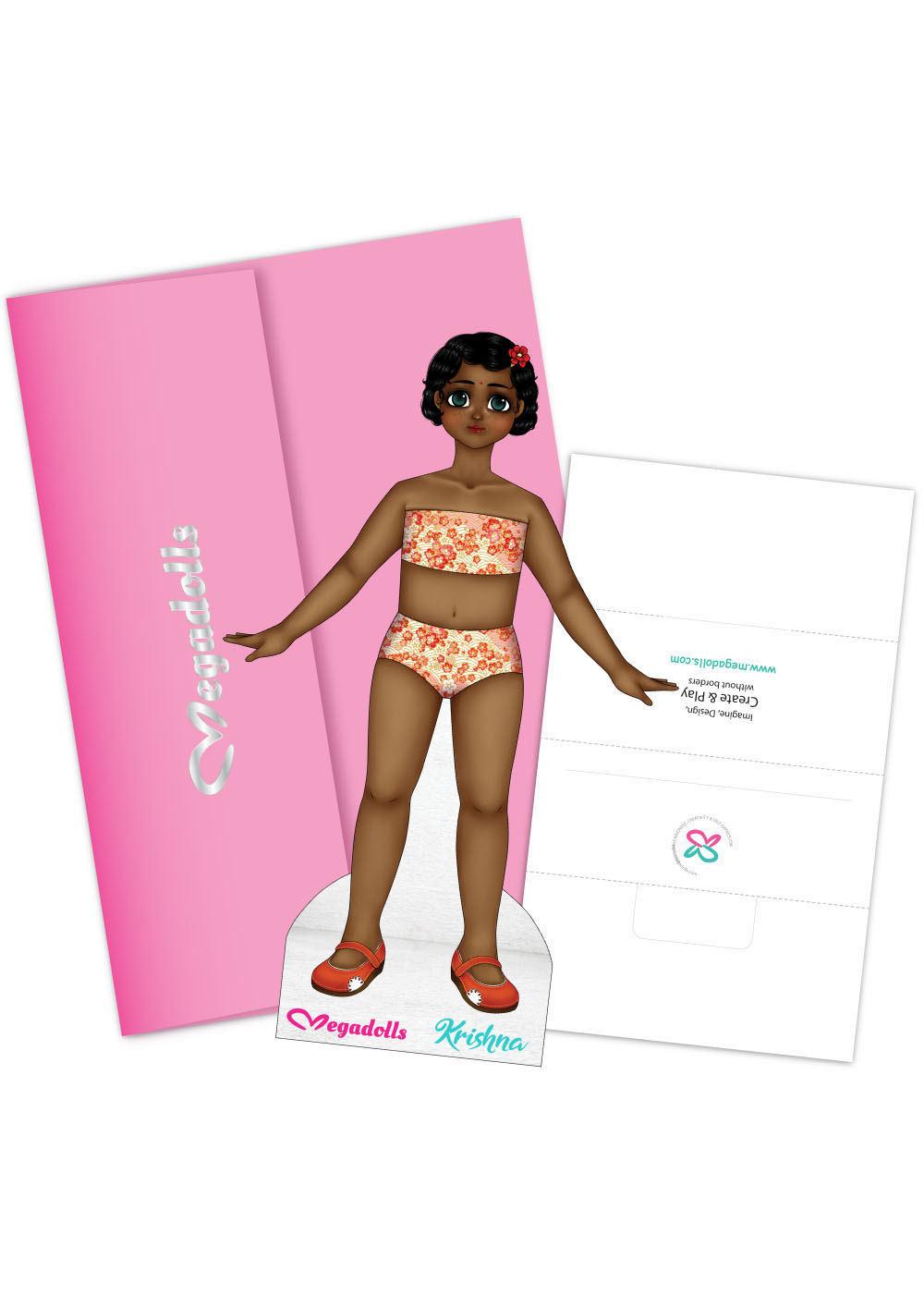 Krishna Dolls From Around the World paper dolls