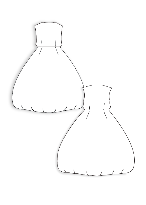 Isolde Balloon Gown