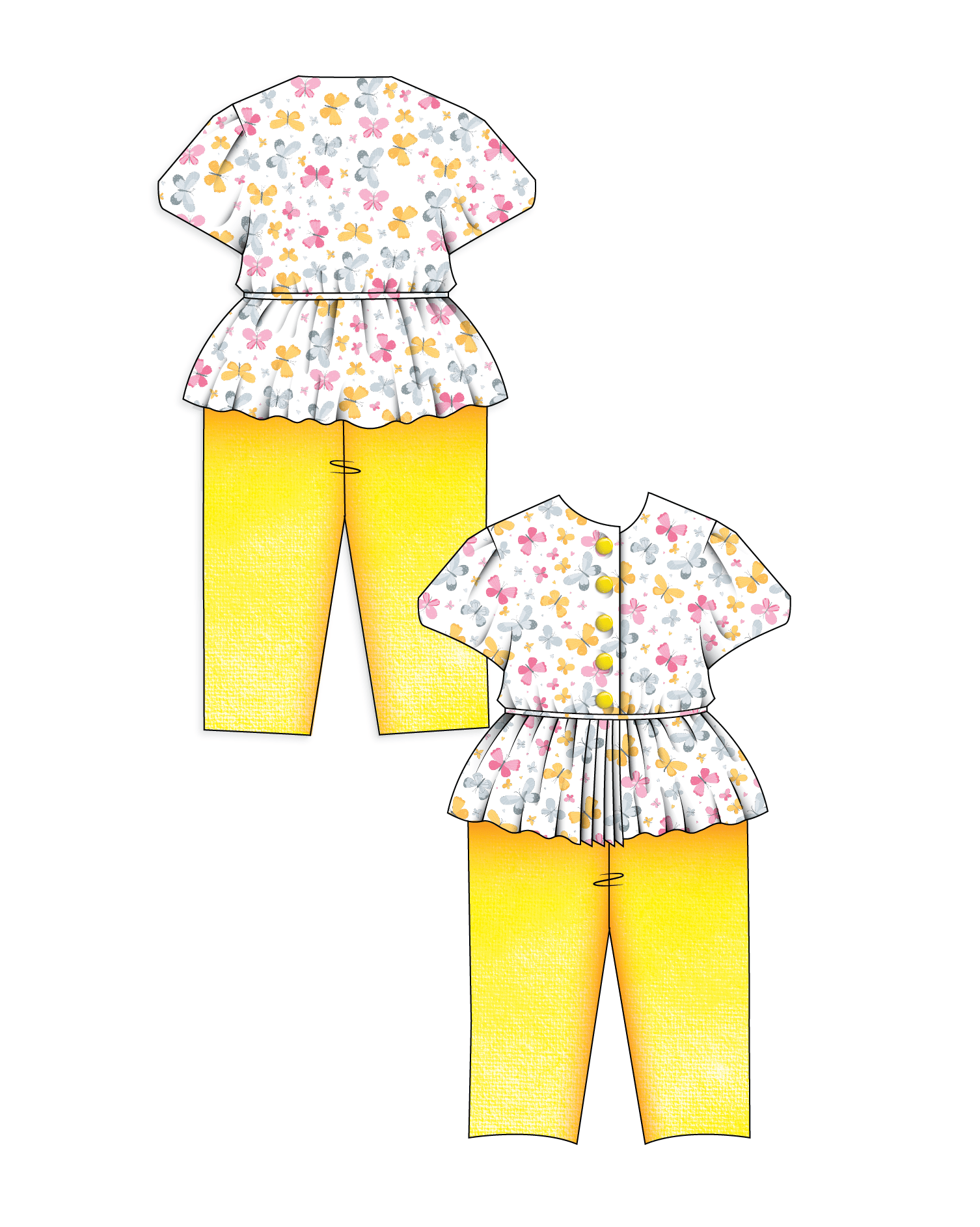 Admiration Boho Pants Set