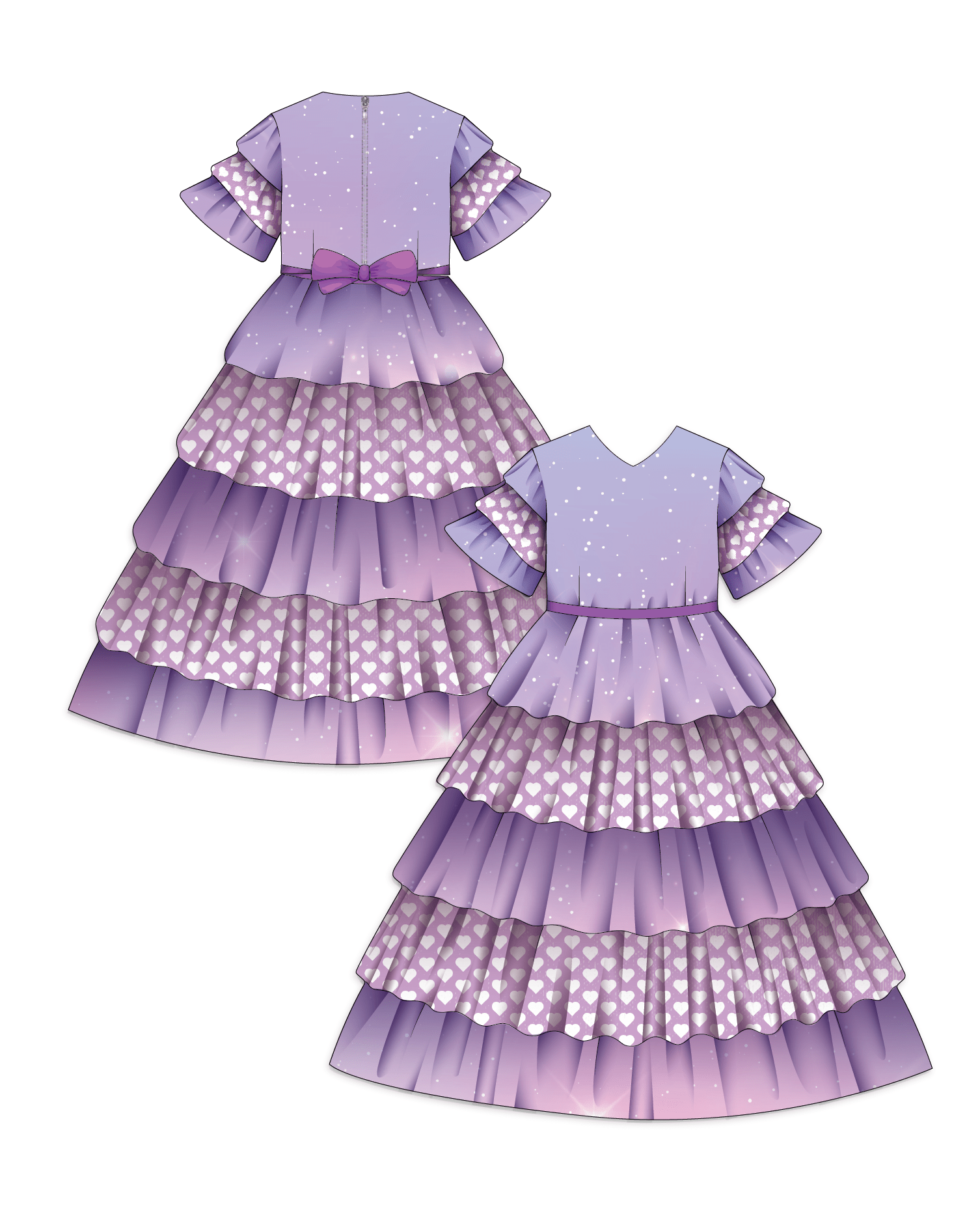 Acuity Tiered Gown