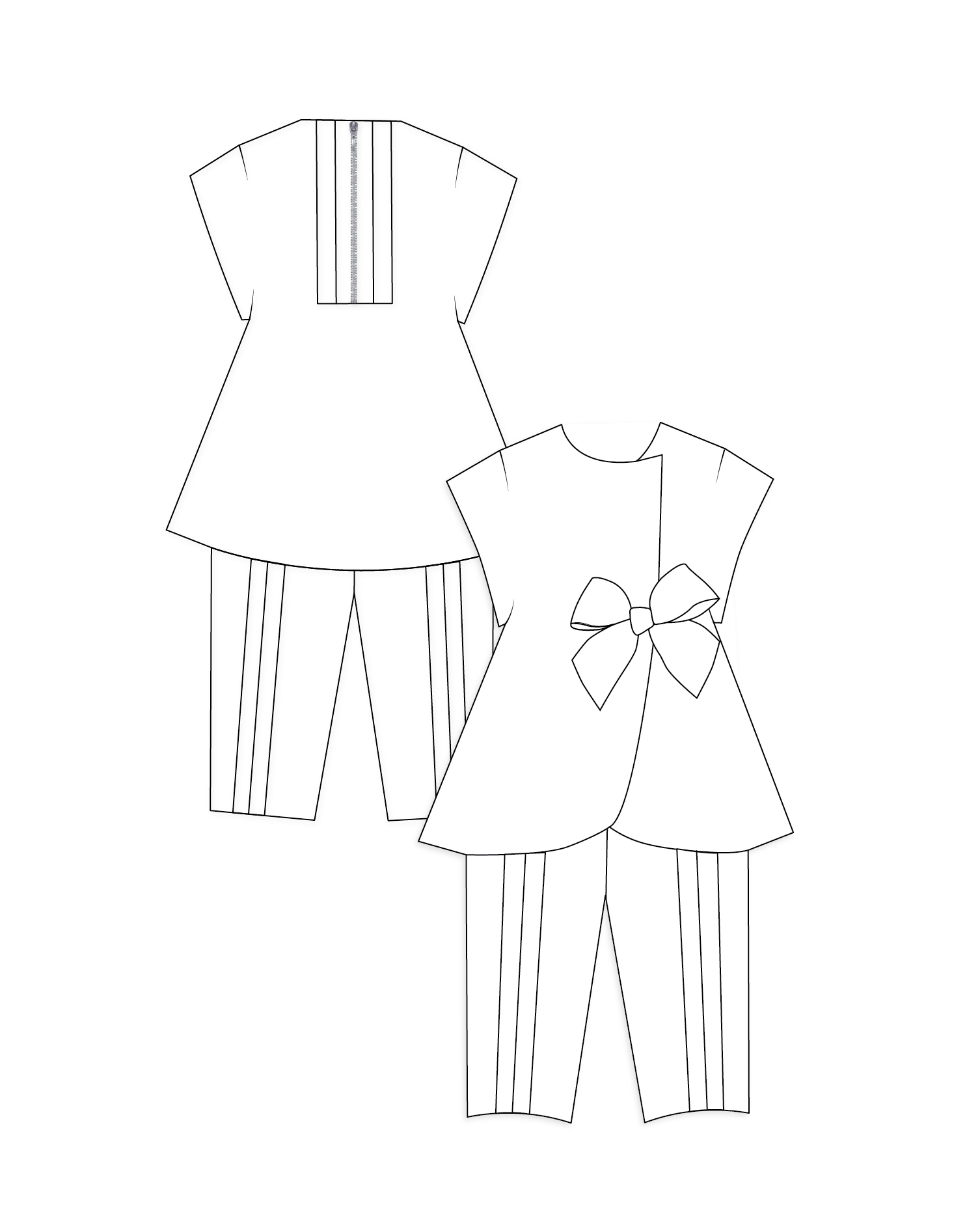 Karalana Pants Set paper dolls