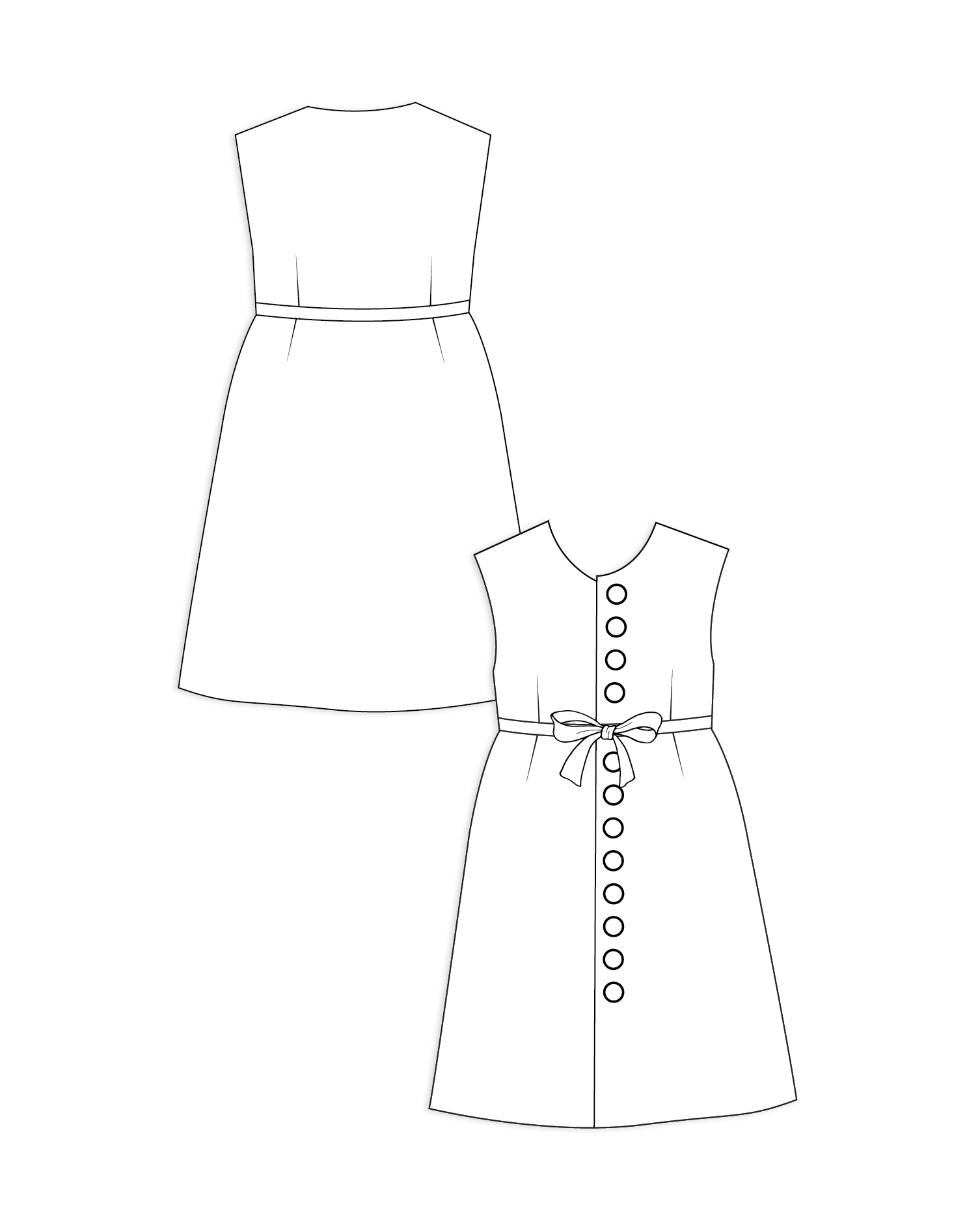 Anitcha Sun Dress paper dolls