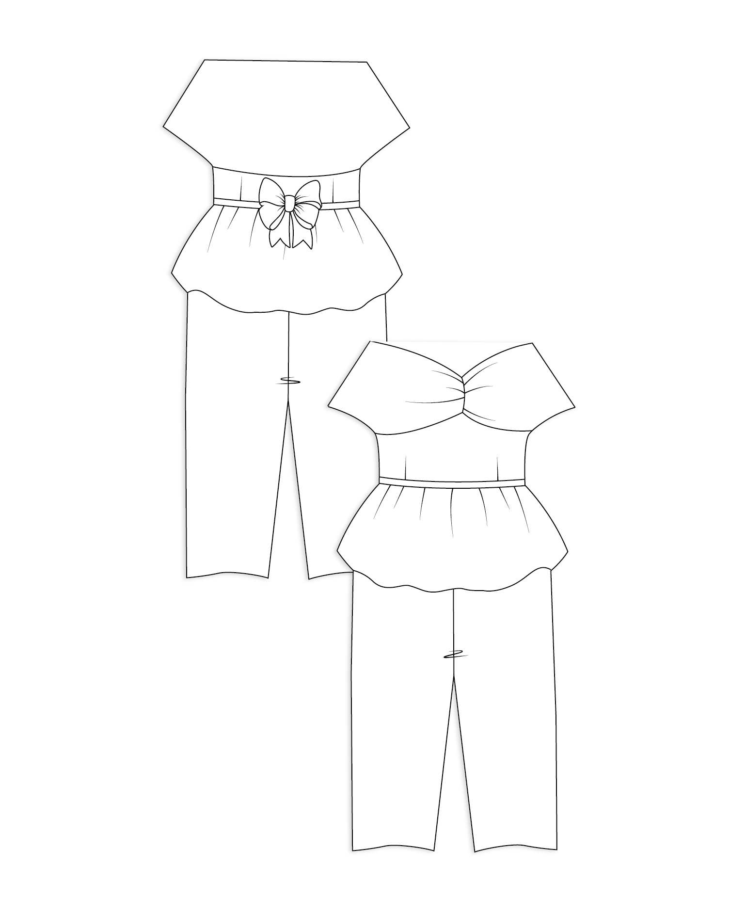Anitcha Pants Set paper dolls