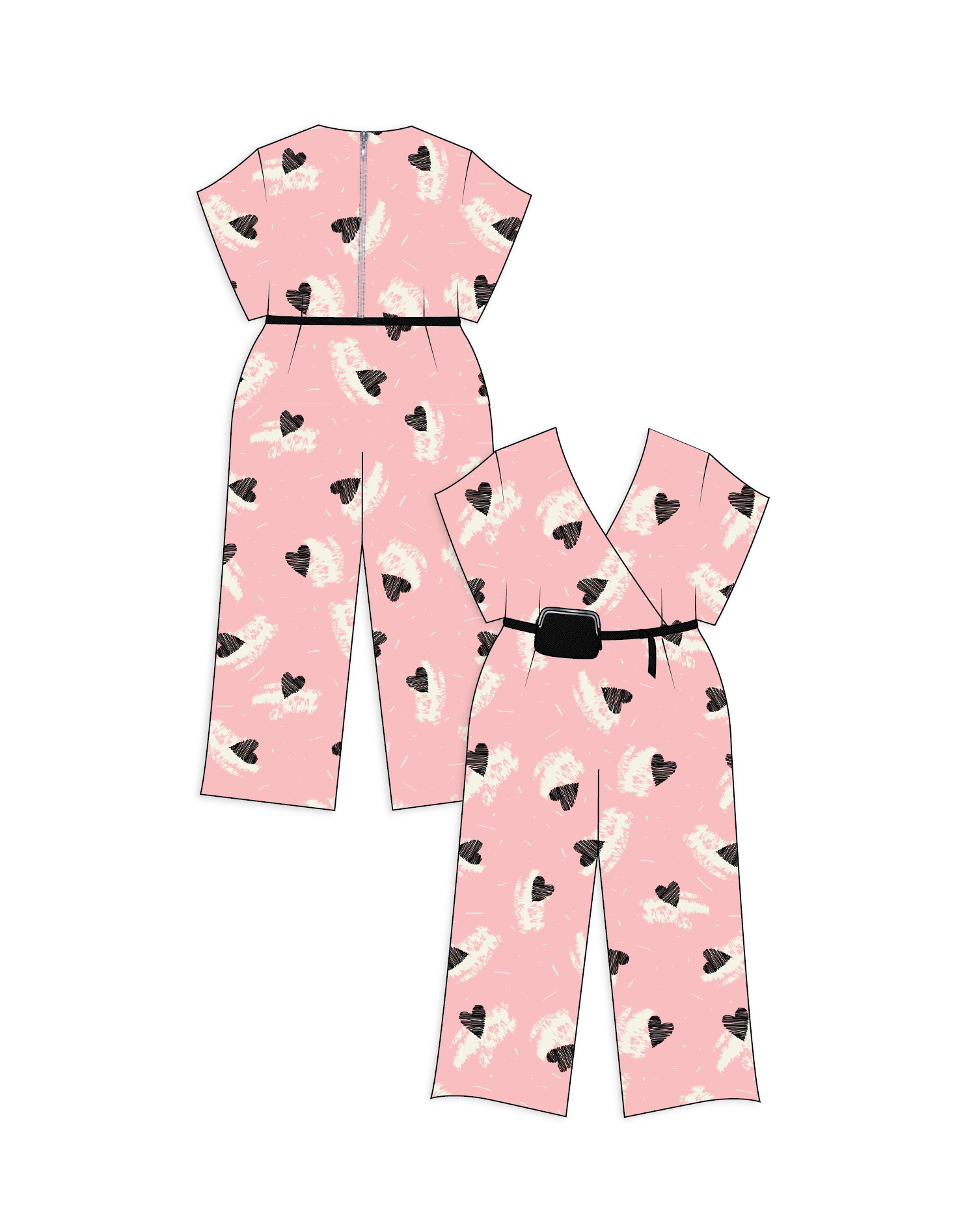 Contentment Hearty Jumpsuit paper dolls