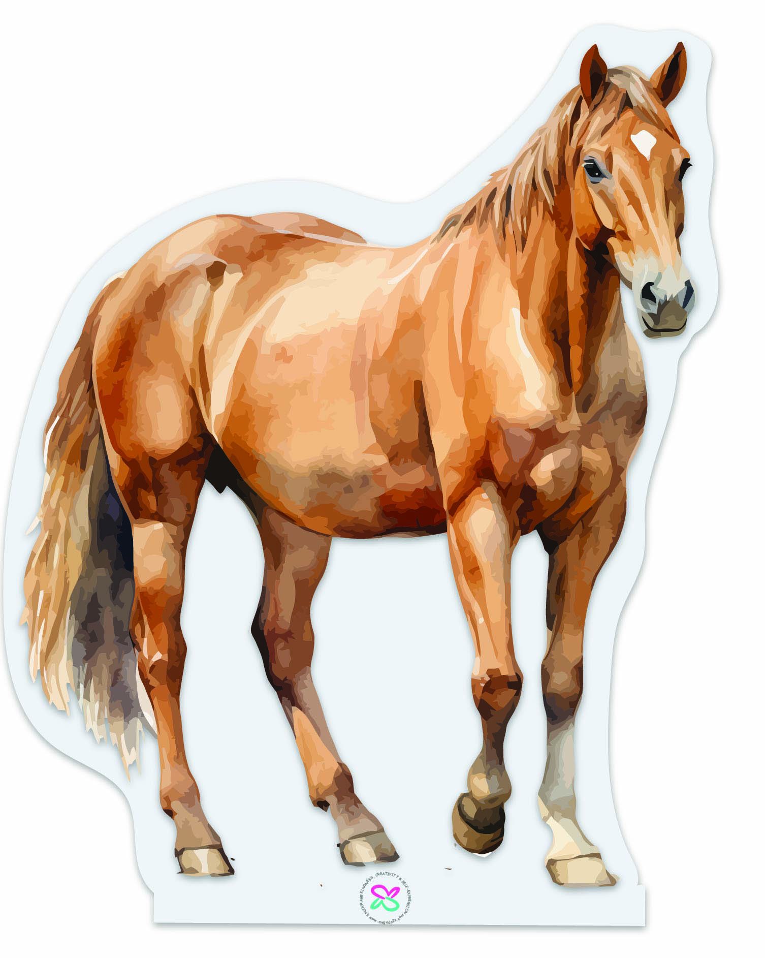 Paper Doll Brown Horse paper dolls