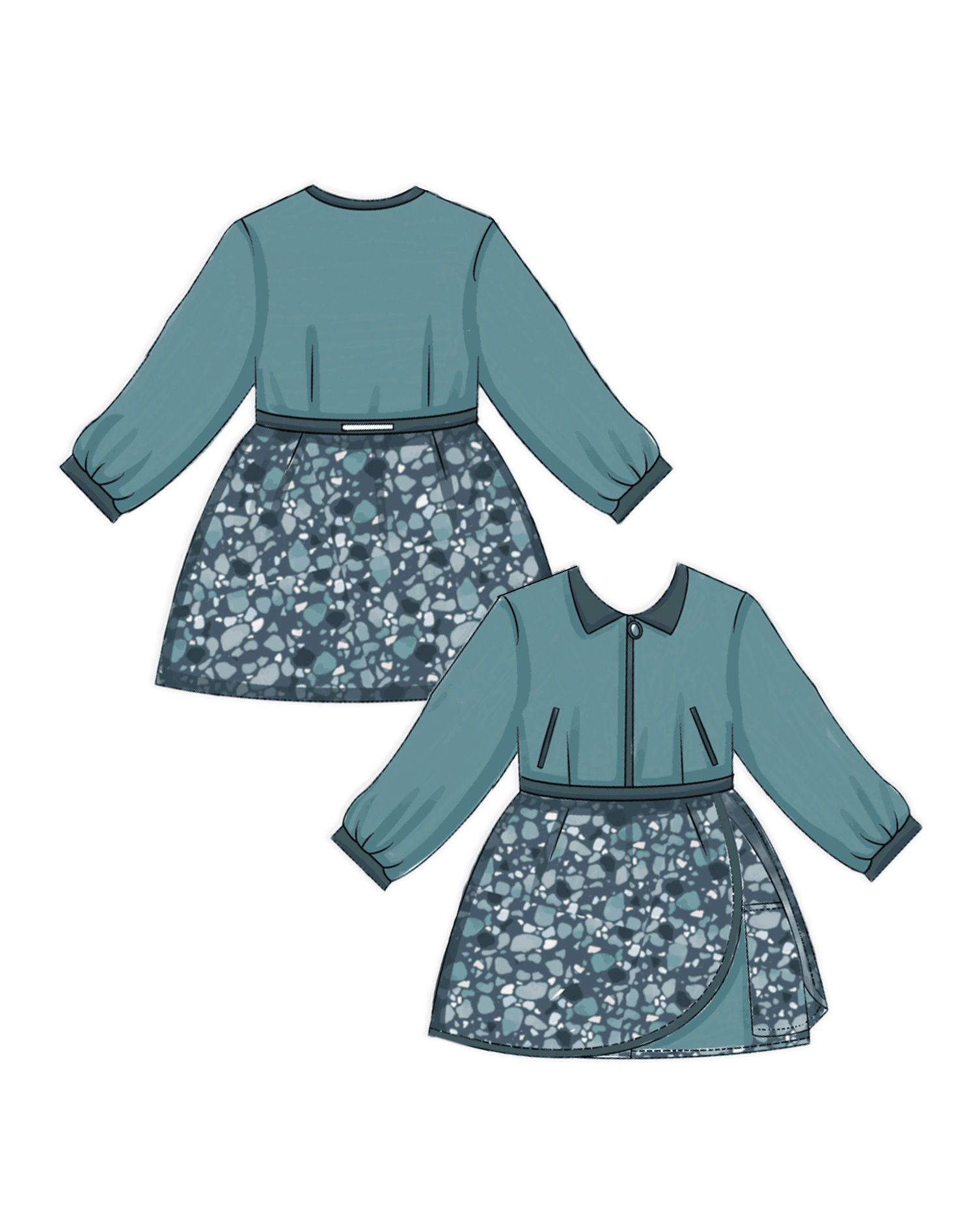 Kindhearted Jacket Set  paper dolls