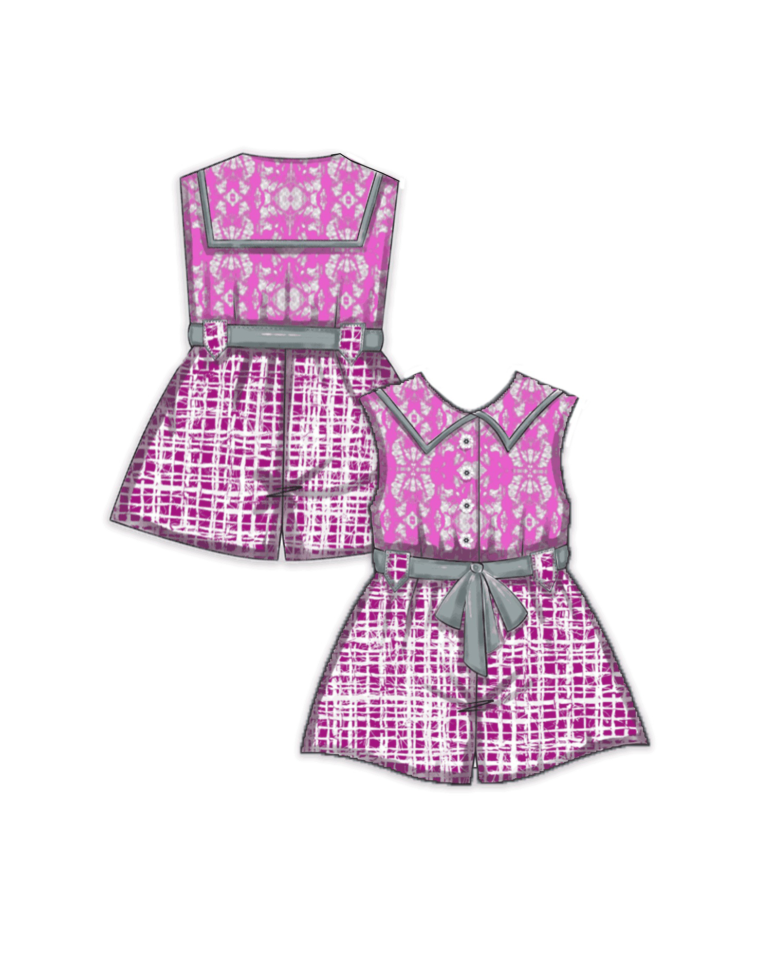 Dedication High-Waisted Shorts paper dolls