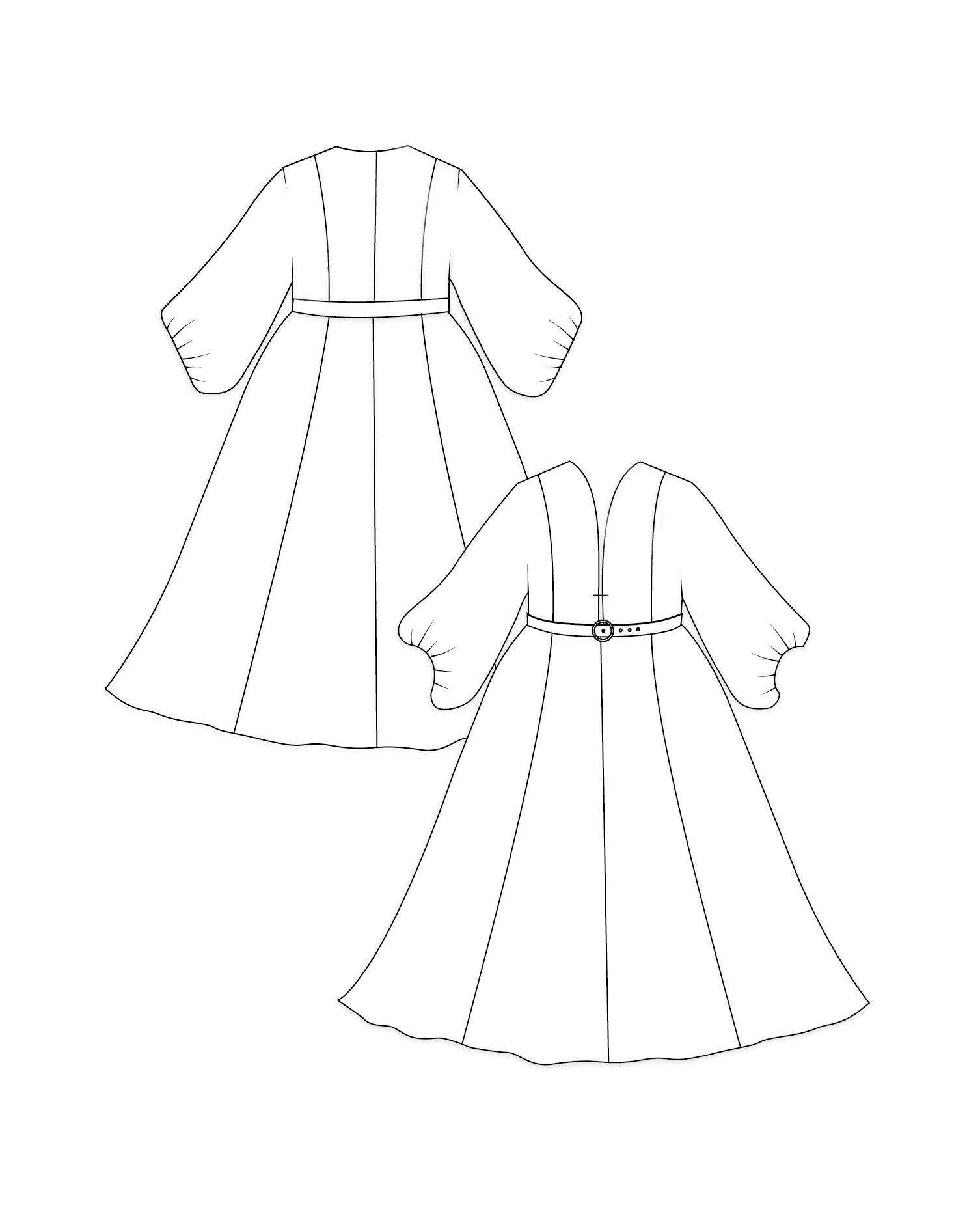 Anitcha Maxi Dress paper dolls