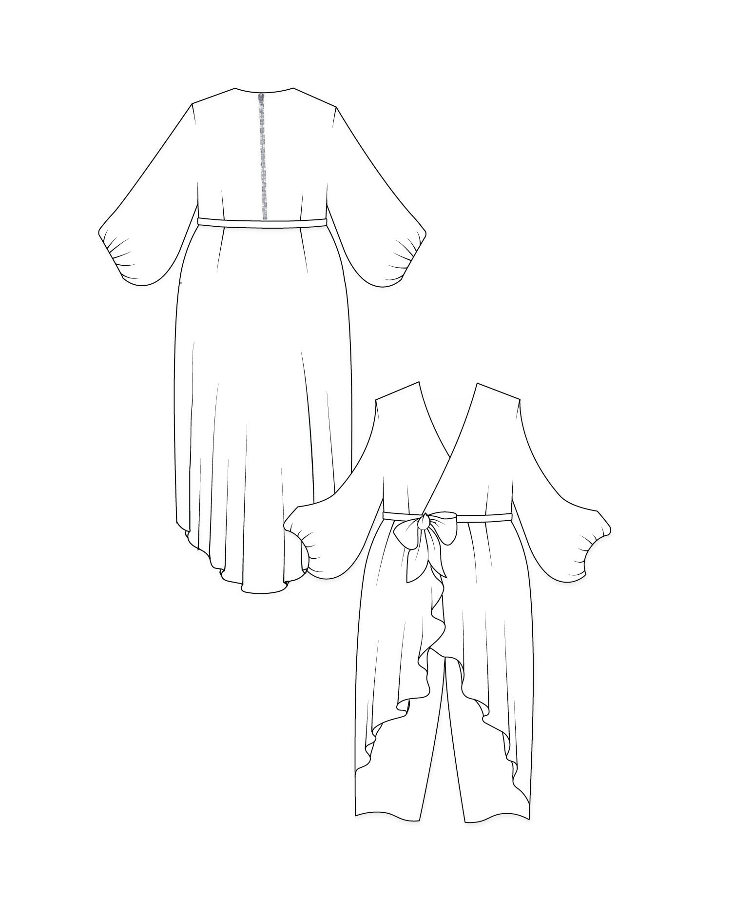 Kaloe Pants Set paper dolls