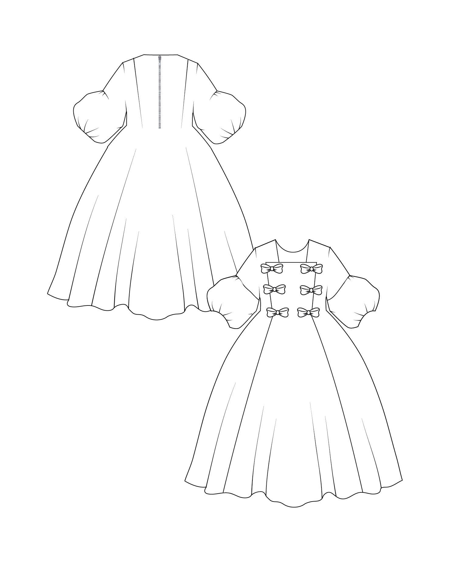 Kona Grand Maxi Dress paper dolls