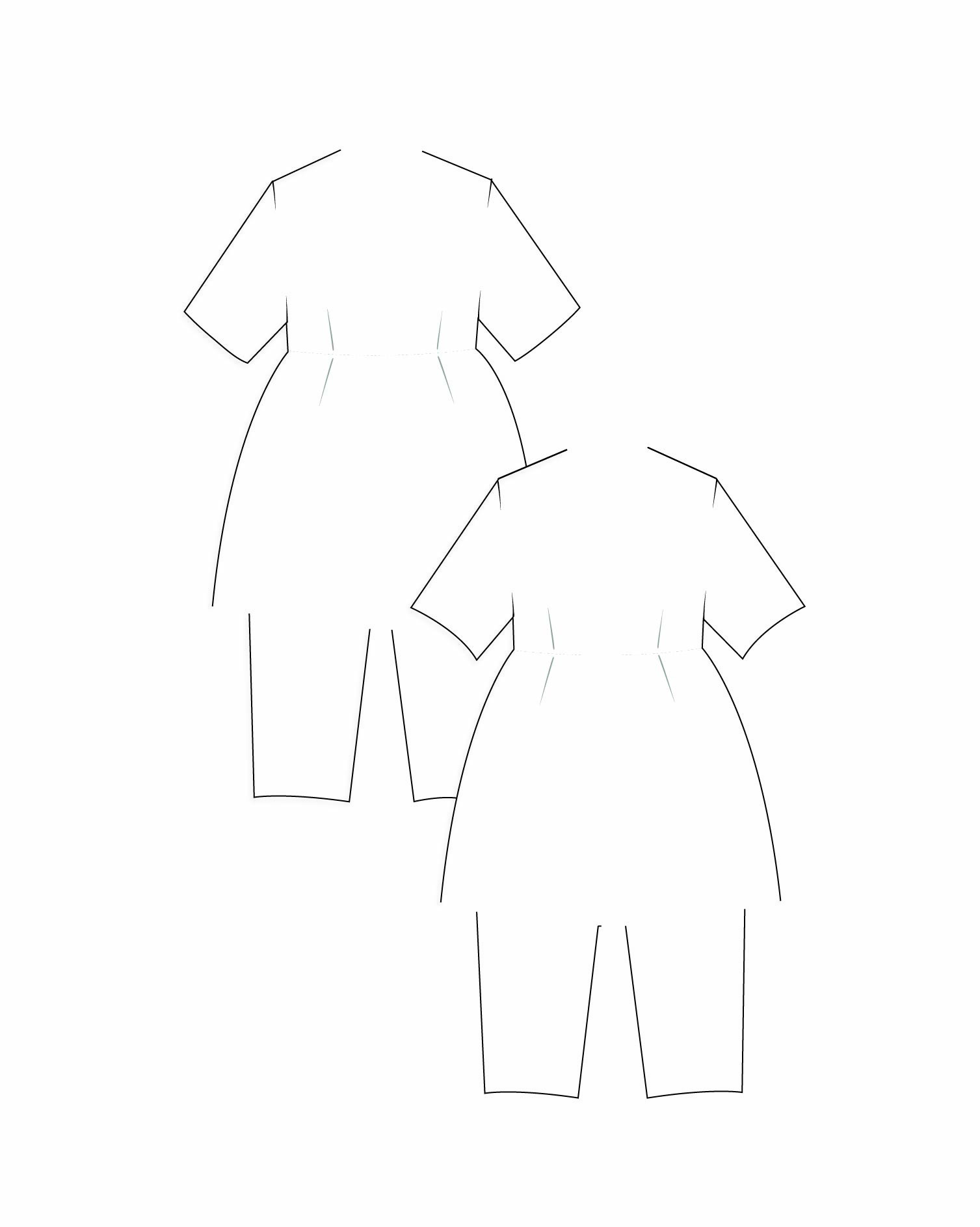 Gelisa Tunic and Pants Set paper dolls