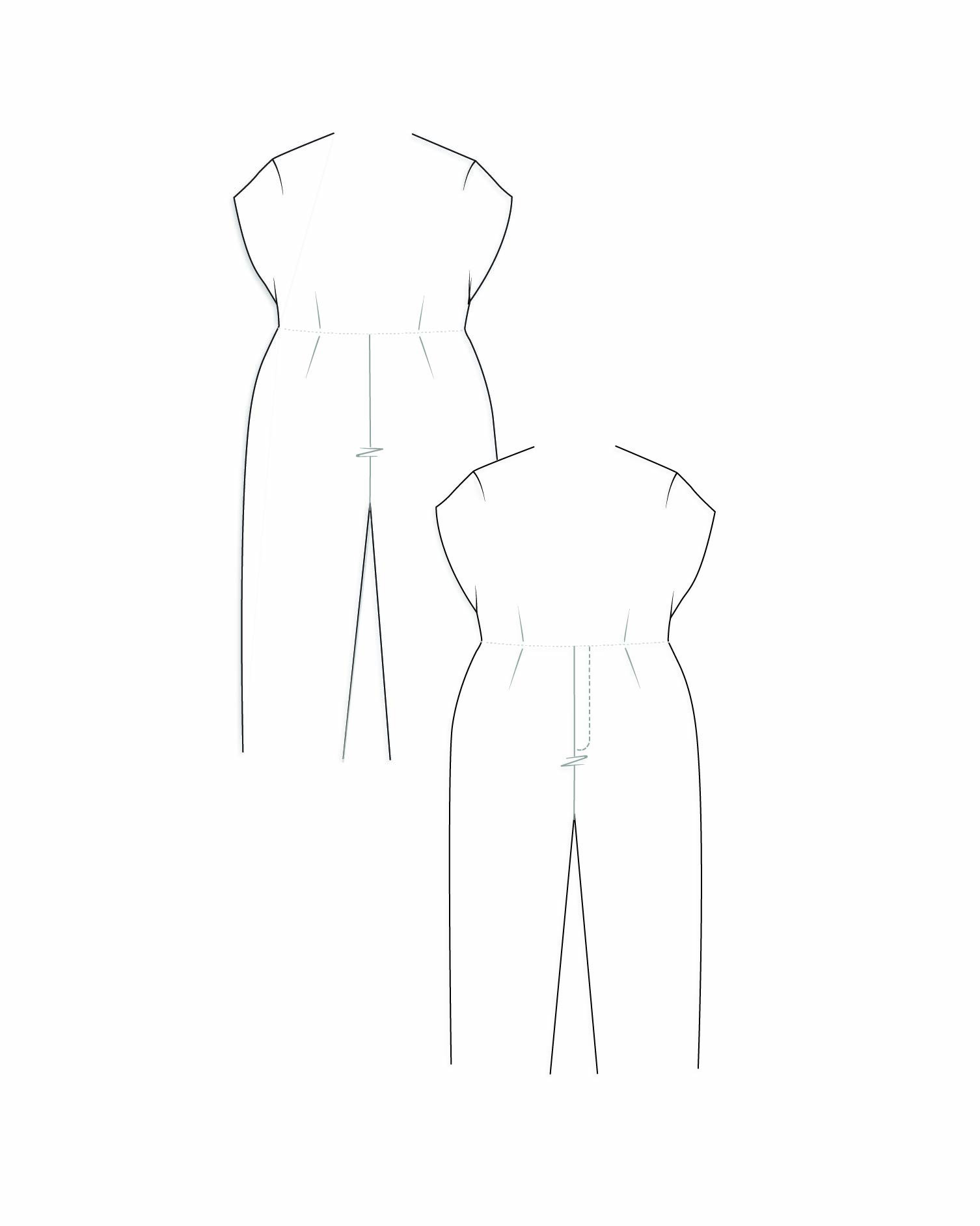 Blanche Jumpsuit paper dolls