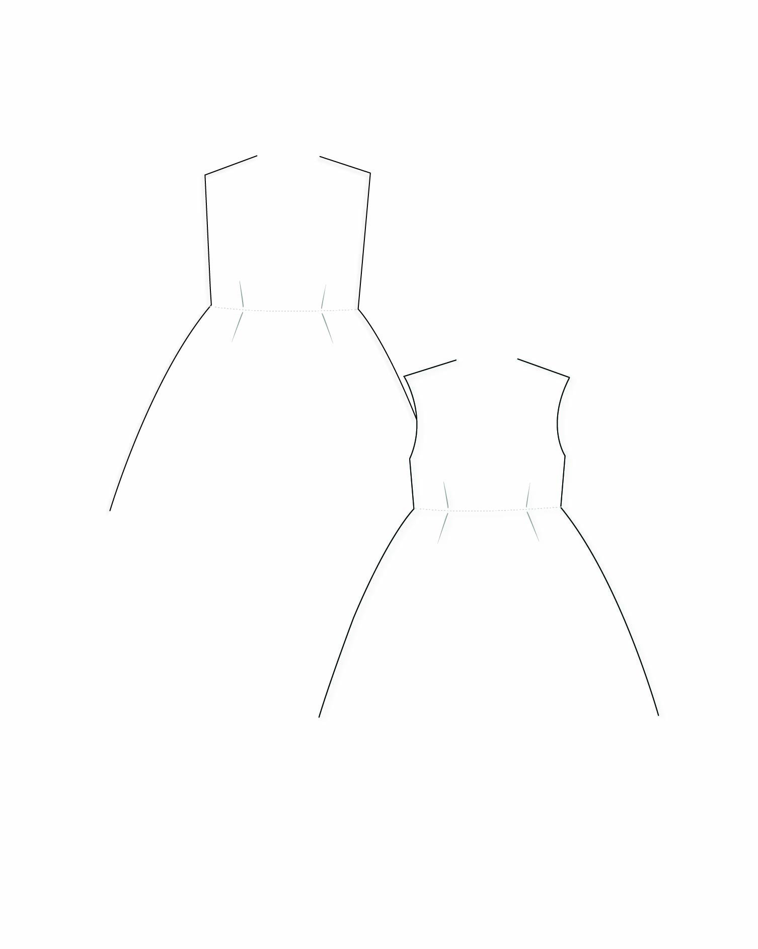 Blanche Summer Dress paper dolls