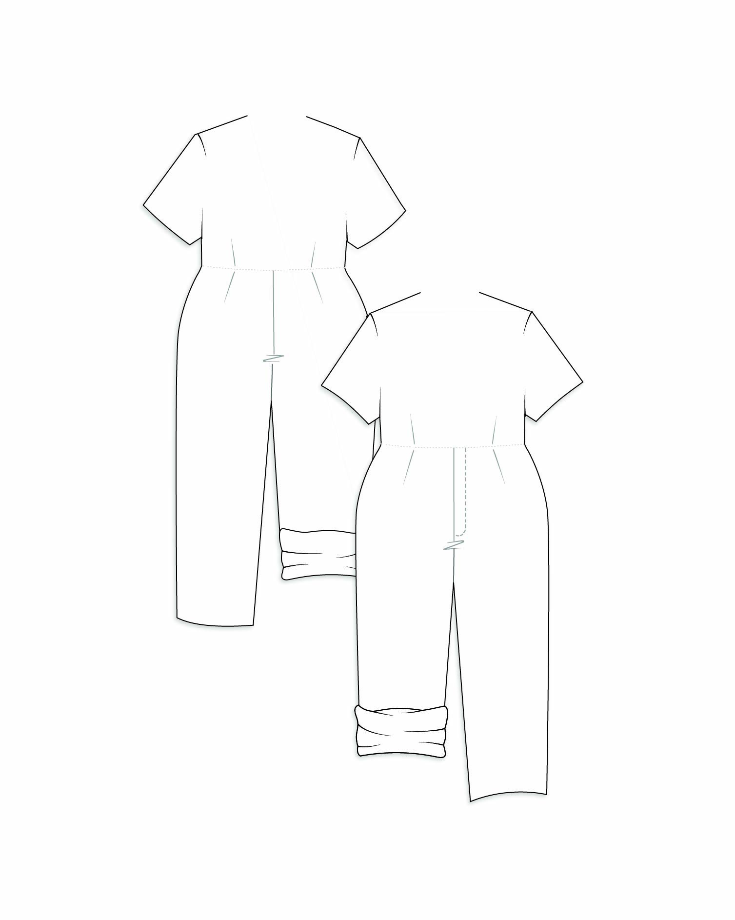 Lenore Straight Pants paper dolls