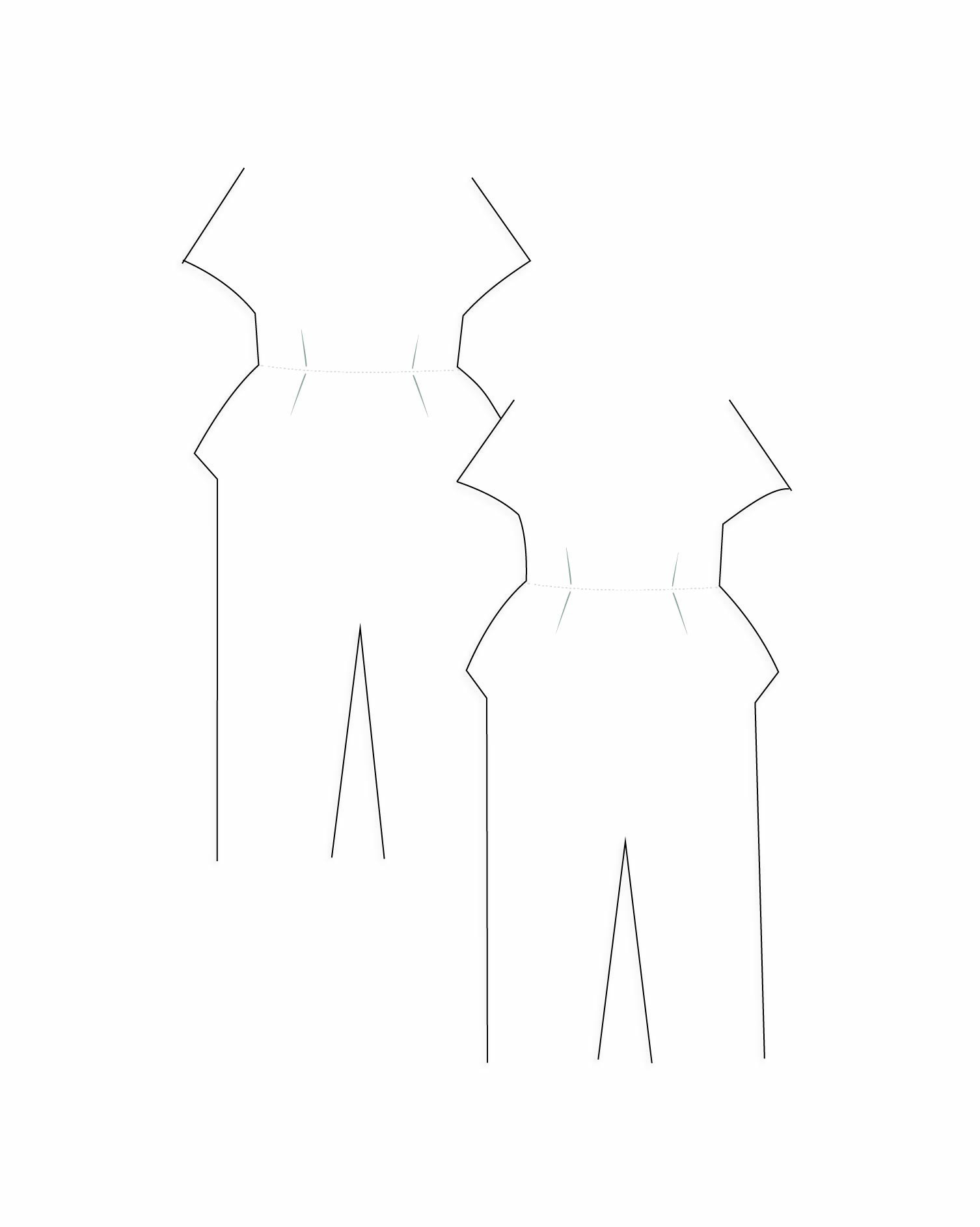 Adela Pants Set paper dolls