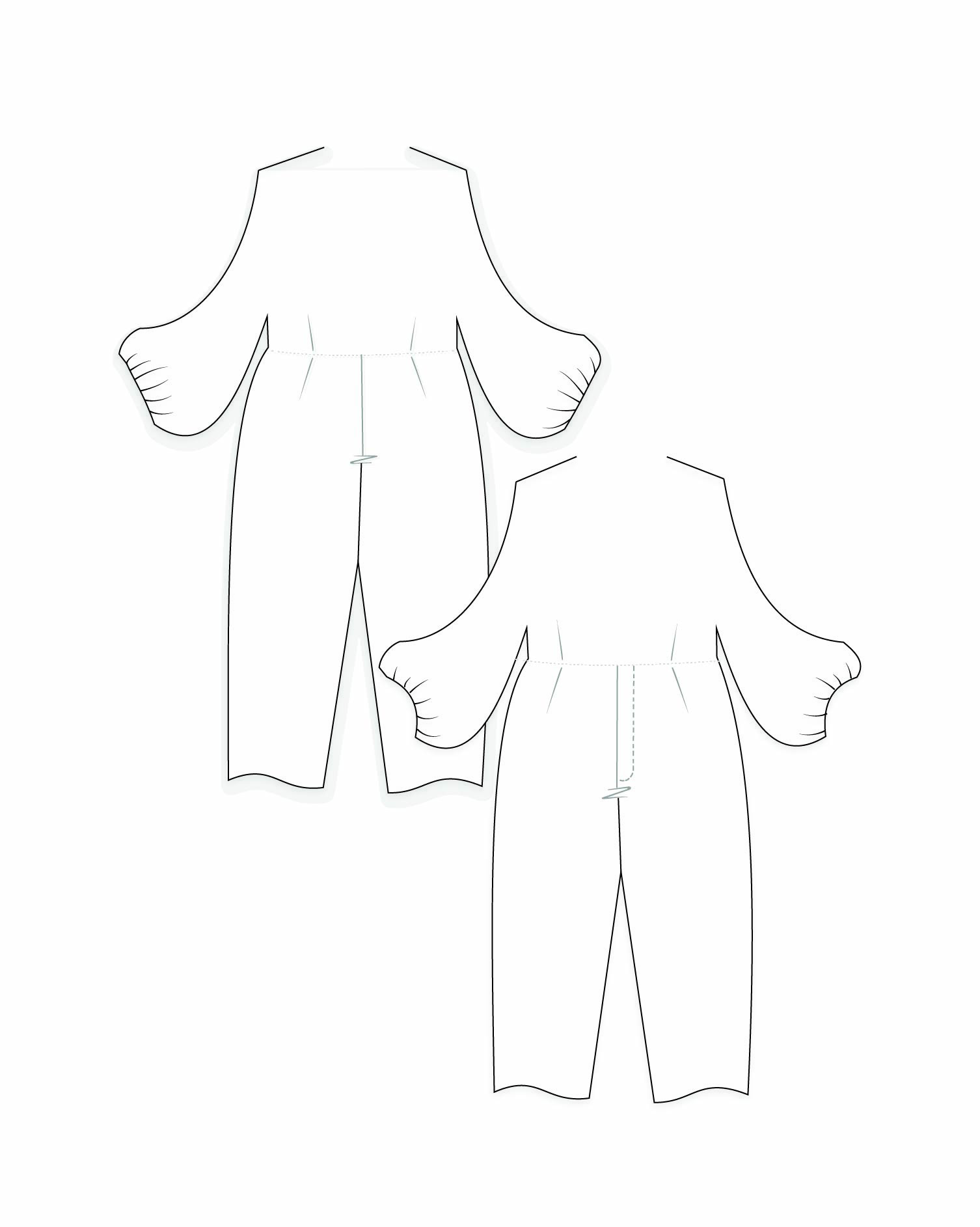 Xandra Pants Set  paper dolls