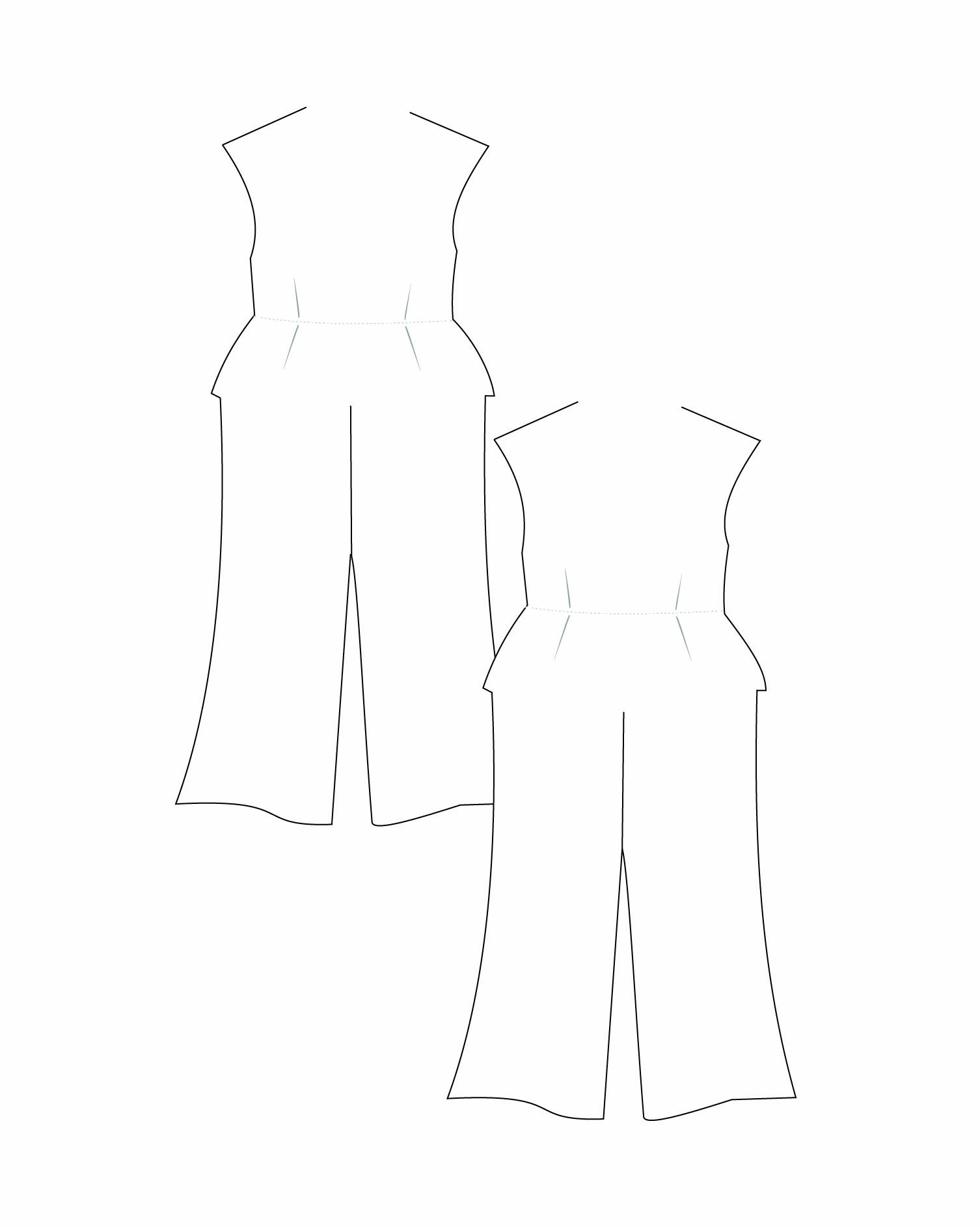 Teodora Pants Set paper dolls