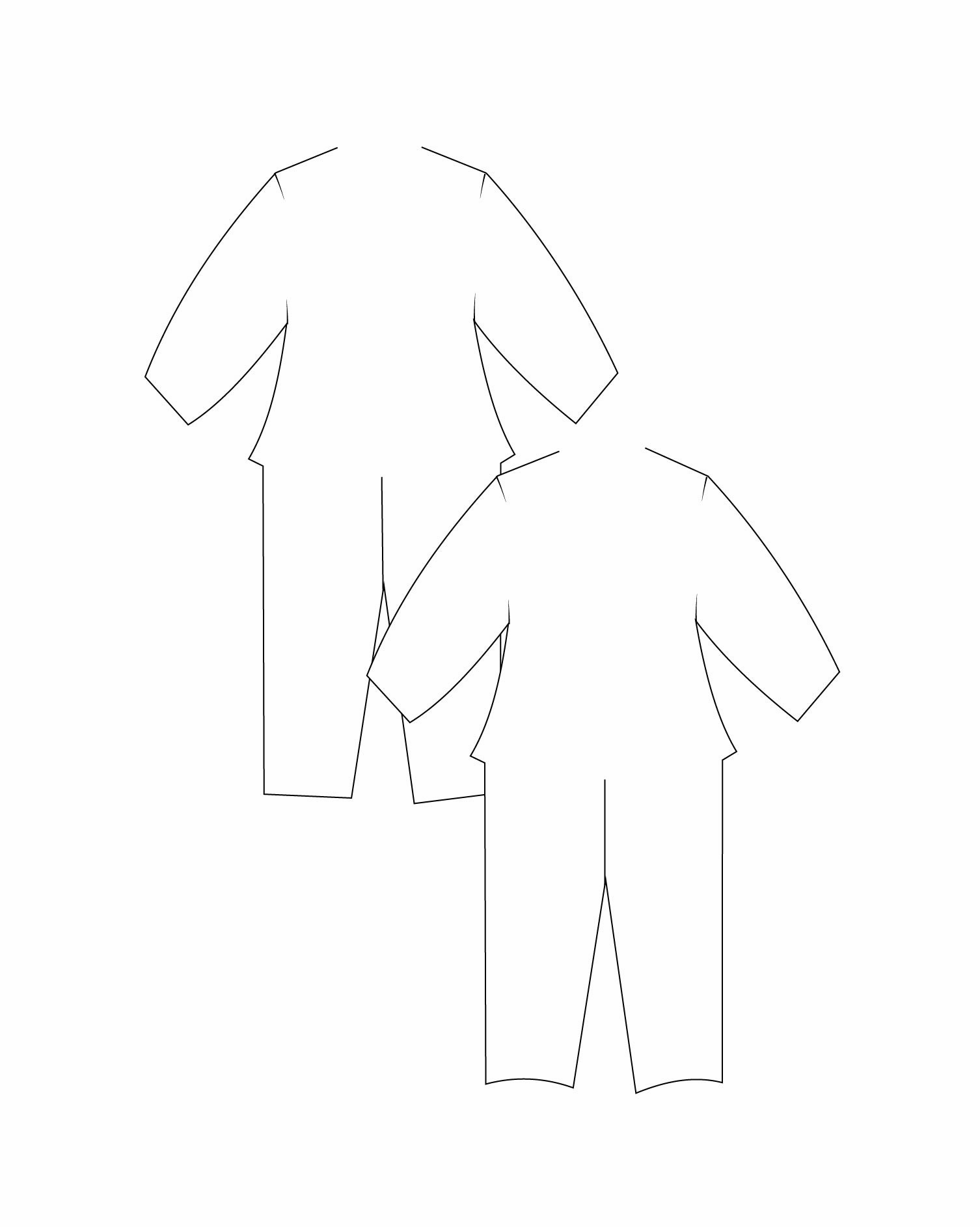 Leonie Pants Set  paper dolls
