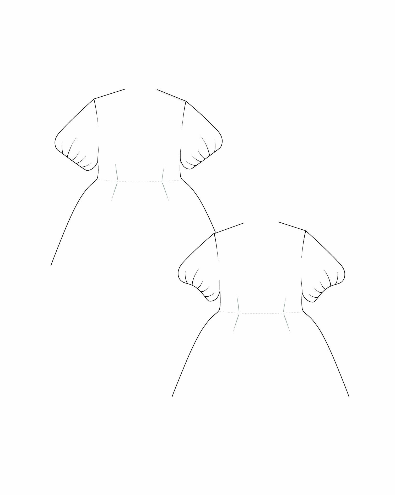 Mia’ Skort Dress  paper dolls