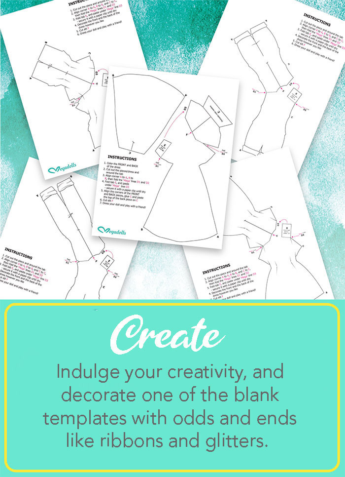 create paper dolls