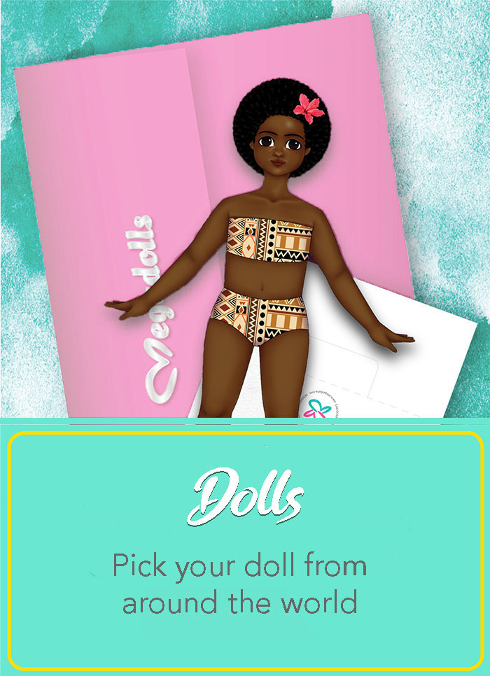 Megadolls Dolls Collection paper dolls