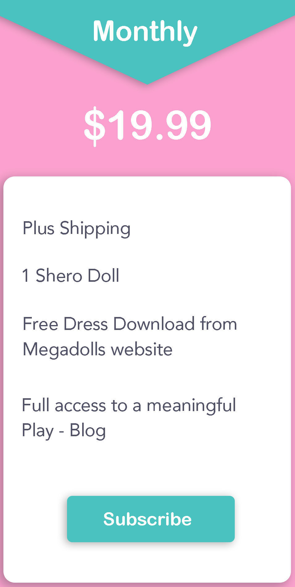 Choose Plan Monthly paperdolls