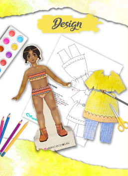 Video Thumbnail paper dolls