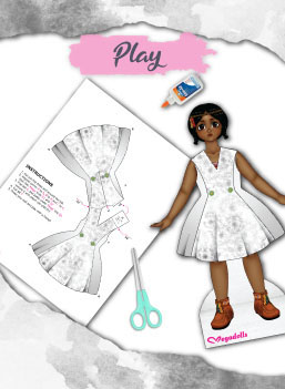 Video Thumbnail paper dolls