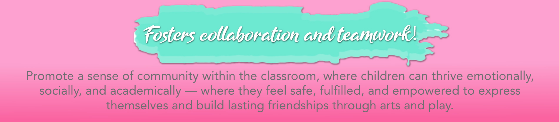 Imagine Classroom banner paper dolls