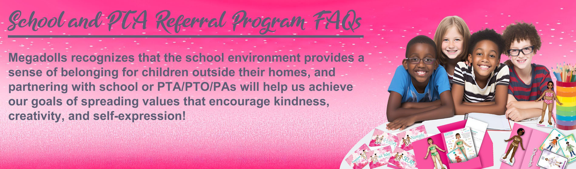 Referral FAQ image paper dolls